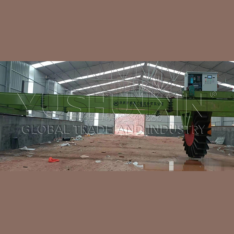 Wheel Type Fertilizer Compost Turner - Yushunxin fertilizer production ...