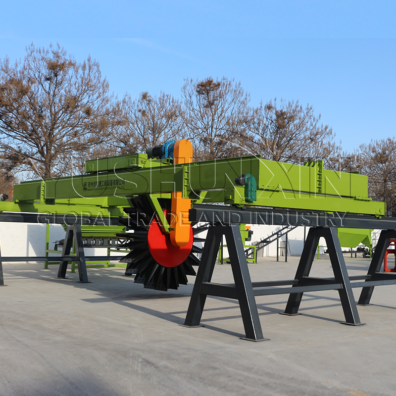 Wheel Type Fertilizer Compost Turner - Yushunxin fertilizer production ...