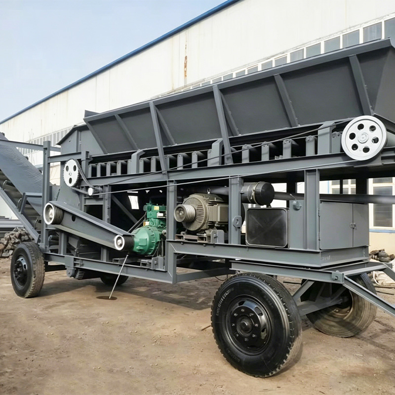 Alimentación, Máquina integrada de trituración y transporte