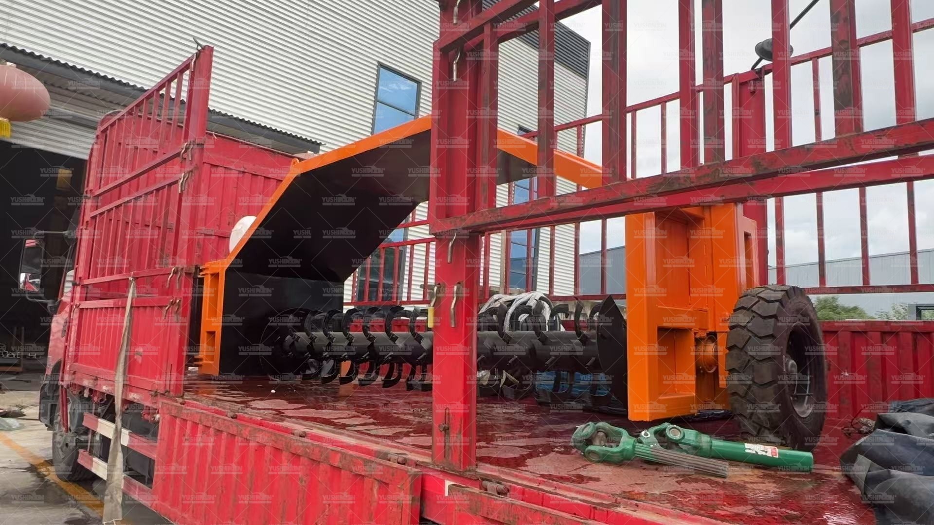 Yushunxin Delivers Specialized Trailed Windrow Turner to Customer in Uzbekistan