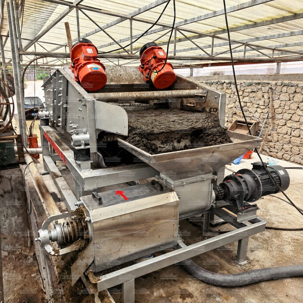 High-Frequency Vibratory Manure Separator