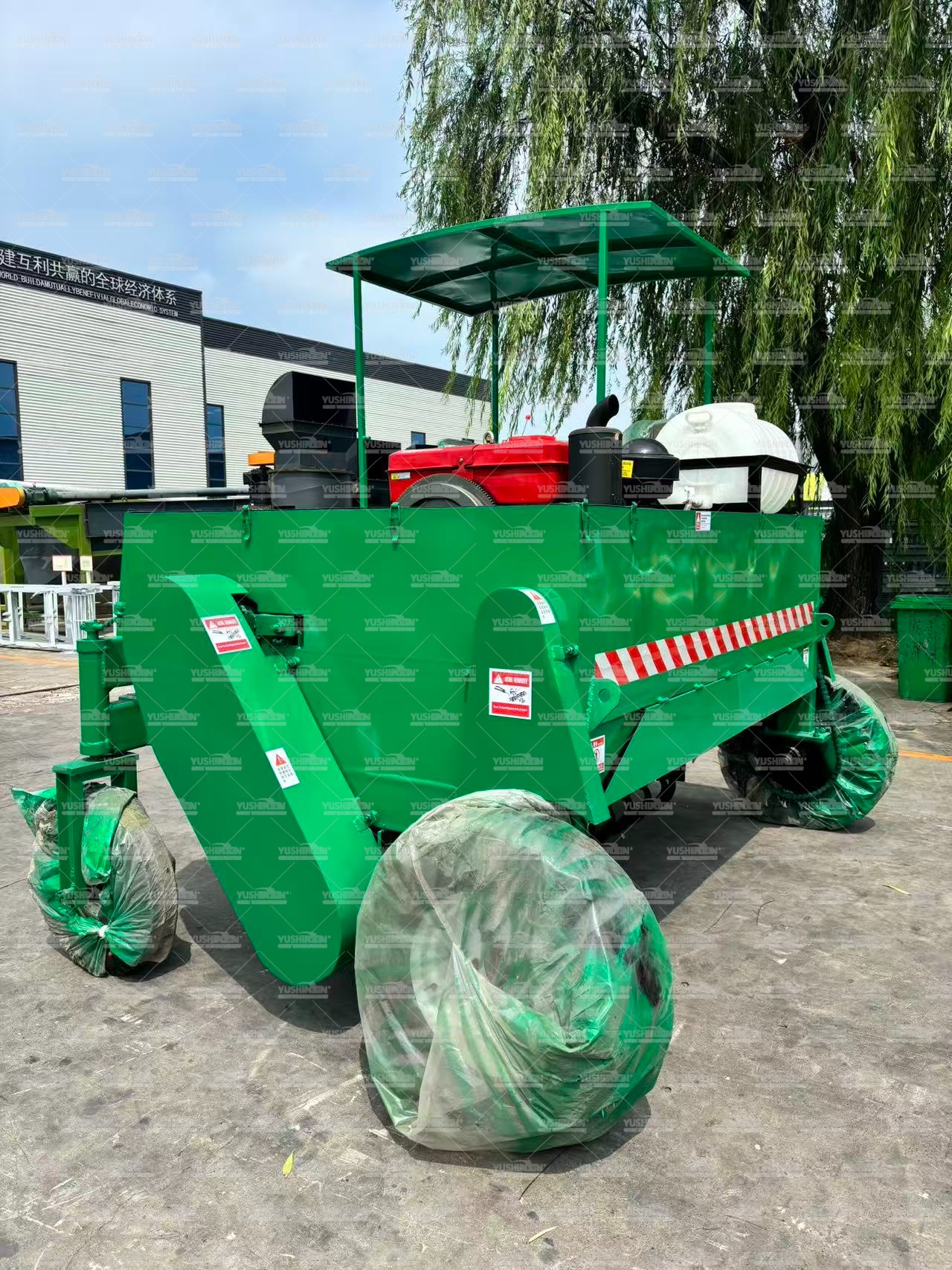 Yushunxin Ships Specialized Self-Propelled Windrow Turner to Customer in Ecuador Yushunxin Ships Specialized Self-Propelled Windrow Turner to Customer in Ecuador